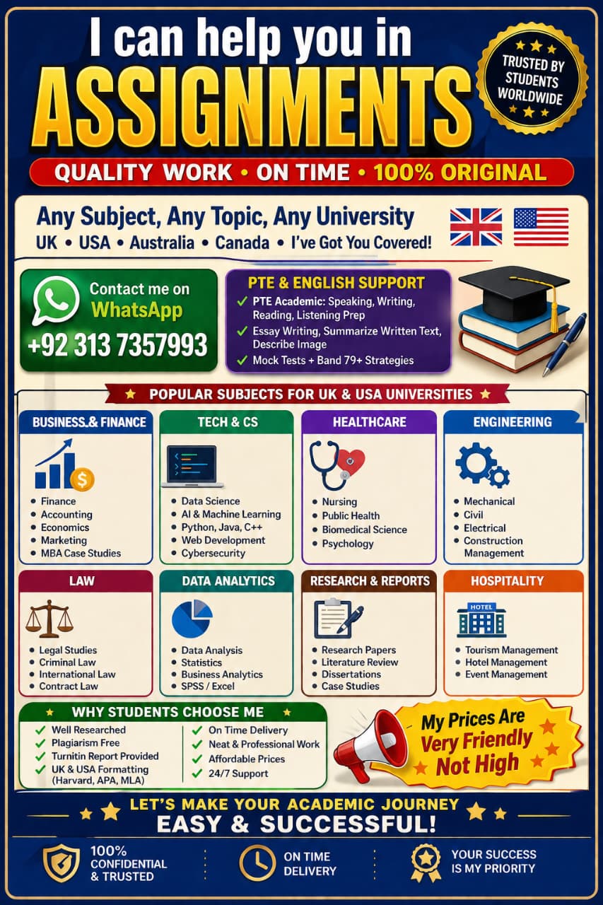 Assignment help special discount banner offering forty percent off today and reference options